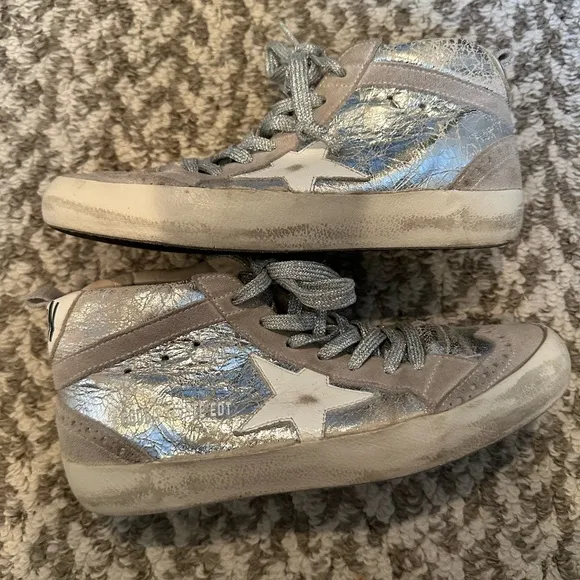 Golden Goose Silver Women's Sneakers
