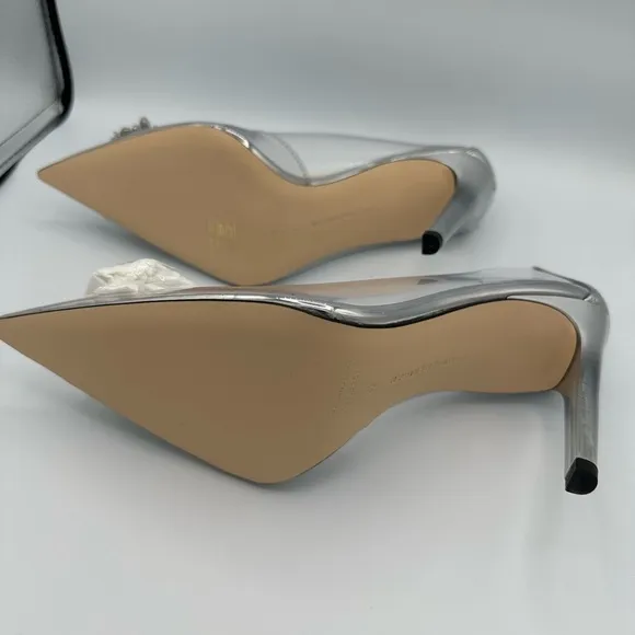 GOOD AMERICAN Cinderella EMBELLISHED women’s size 13 stiletto heels NIB