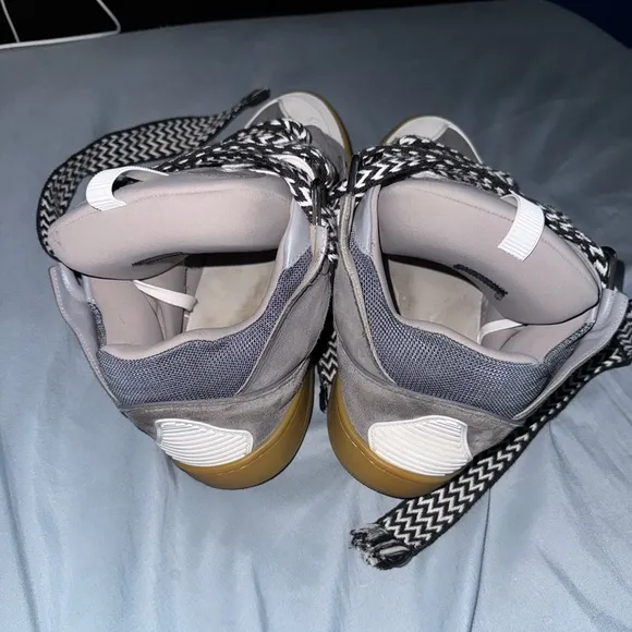 Grey Lanvin Curb Sneaker