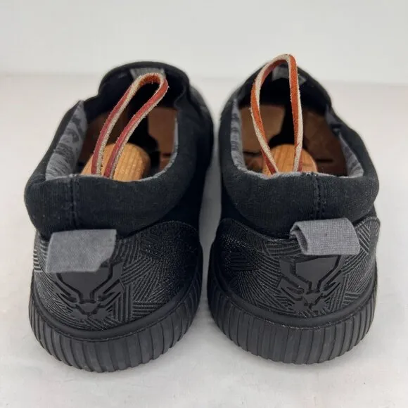 Ground Up Mens Black Panther Marvel Comics Low Canvas Size 11.5 Slip On Shoes