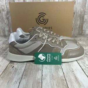 Groundies Brighton m mesh dark beige rare barefoot shoes Mens 10‎