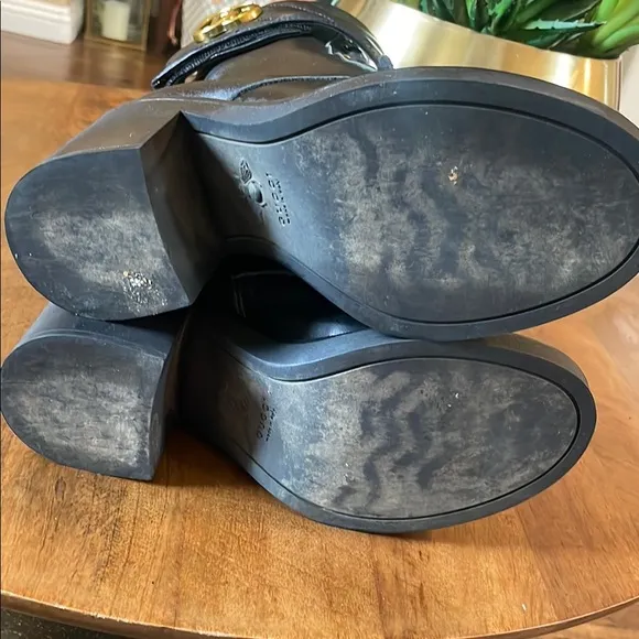 Gucci Black Leather Women's Boots