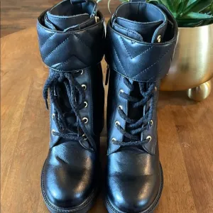 Gucci Black Leather Women's Boots