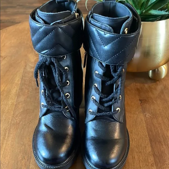 Gucci Black Leather Women's Boots