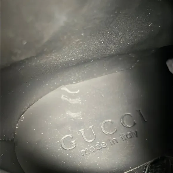 Gucci Black Leather Women's Boots
