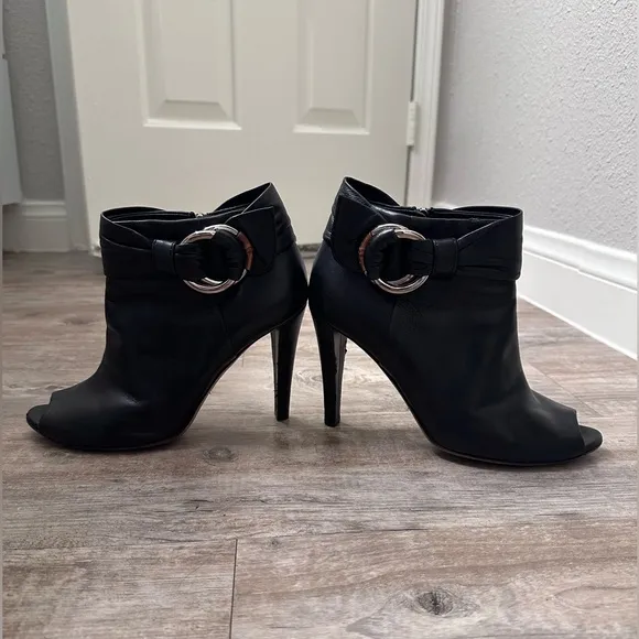 Gucci Bootie Heels with Peak Toe