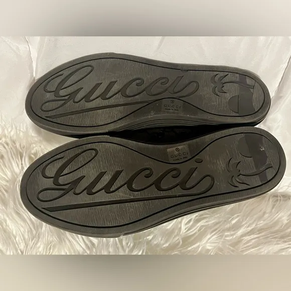 Gucci GG Monogram Brown High-Top Sneakers
