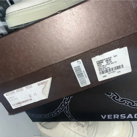 Gucci Mystic White Leather High Top Sneakers