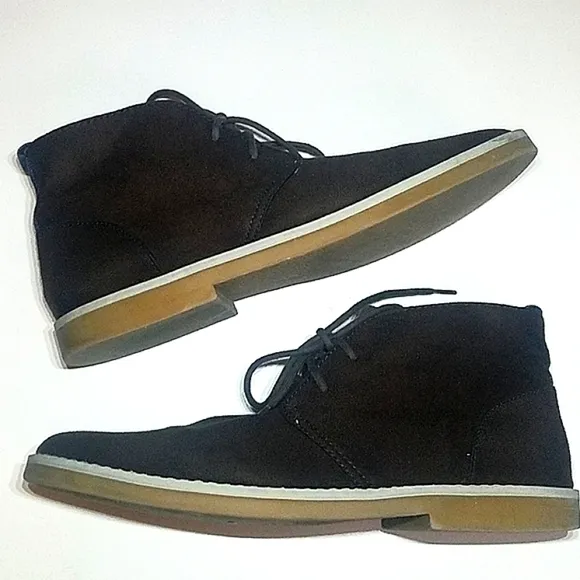 H&amp;M men suede brown shoes/boots
