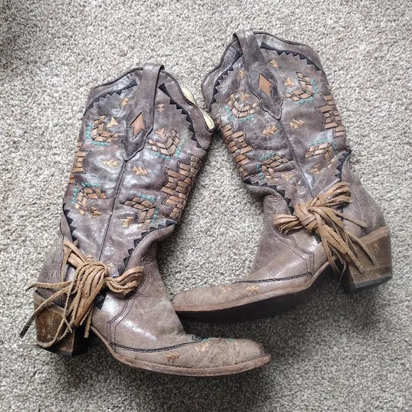 Handcrafted Cango Tabacc Leather Boots