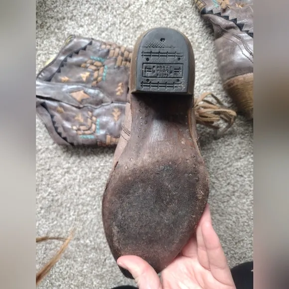 Handcrafted Cango Tabacc Leather Boots