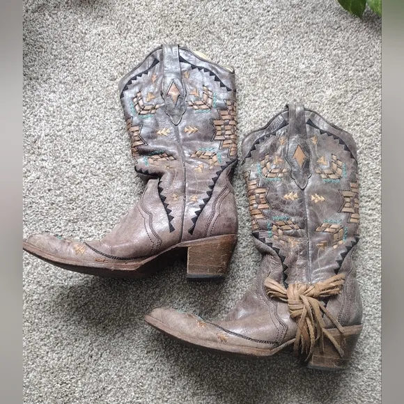 Handcrafted Cango Tabacc Leather Boots