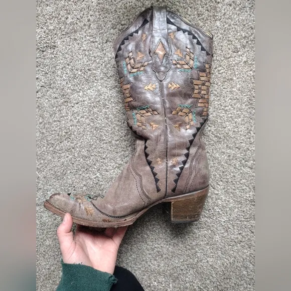 Handcrafted Cango Tabacc Leather Boots