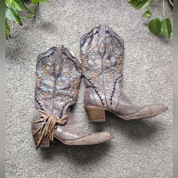 Handcrafted Cango Tabacc Leather Boots