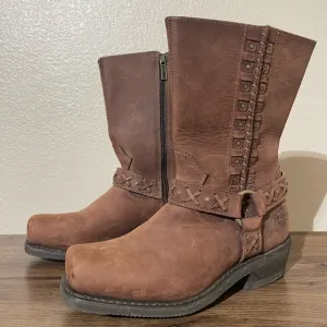 Harley-Davidson Brown Leather Boots