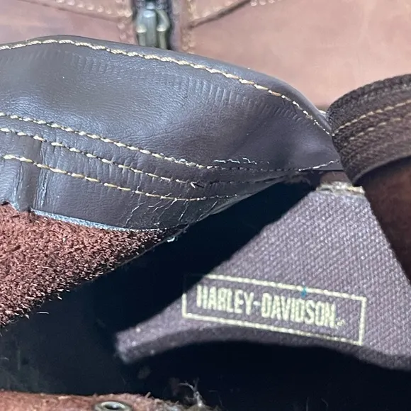 Harley-Davidson Brown Leather Boots