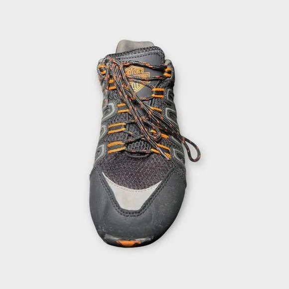Harley-Davidson Chase Athletic Hiker Shoes Mens Size 9‎ Black/Orange Lace Up