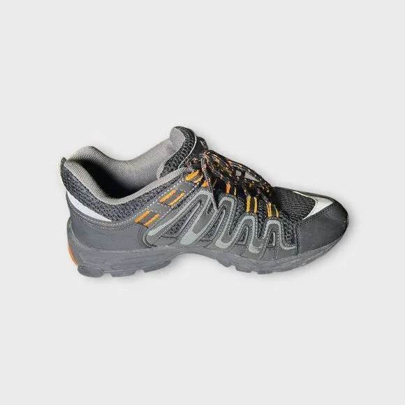Harley-Davidson Chase Athletic Hiker Shoes Mens Size 9‎ Black/Orange Lace Up
