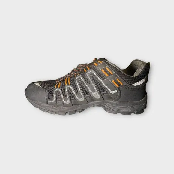 Harley-Davidson Chase Athletic Hiker Shoes Mens Size 9‎ Black/Orange Lace Up