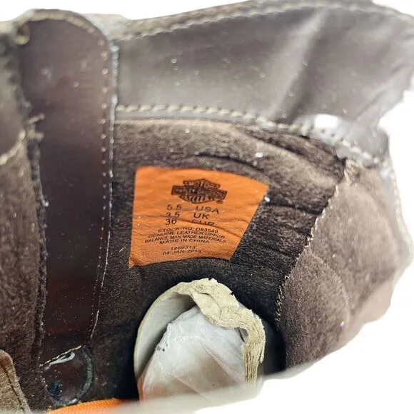 Harley Davidson Womens Abriana Boots 5.5 Genuine Leather D83549 New With Tags
