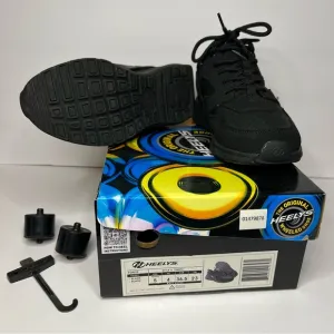 Heelys Black Sneaker Wheeled Shoes Youth Boys size 5
