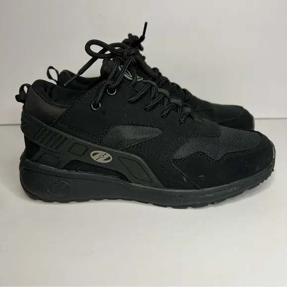 Heelys Black Sneaker Wheeled Shoes Youth Boys size 5