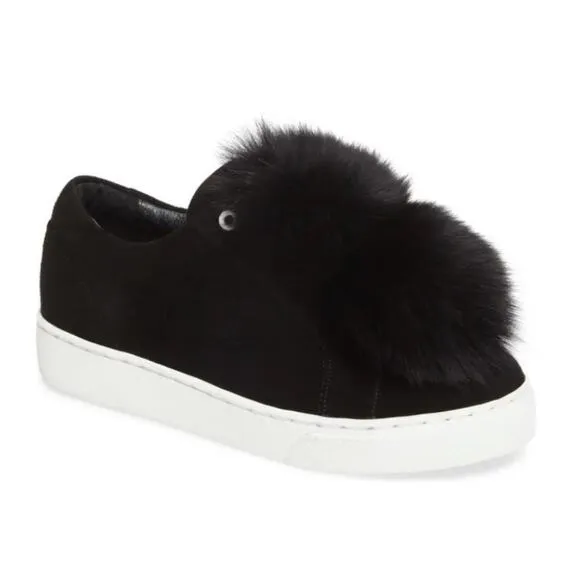 Here/now Platform Fur Sneakers Size 6.5
