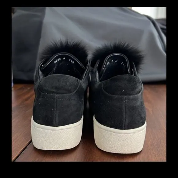 Here/now Platform Fur Sneakers Size 6.5