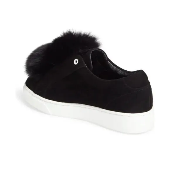 Here/now Platform Fur Sneakers Size 6.5