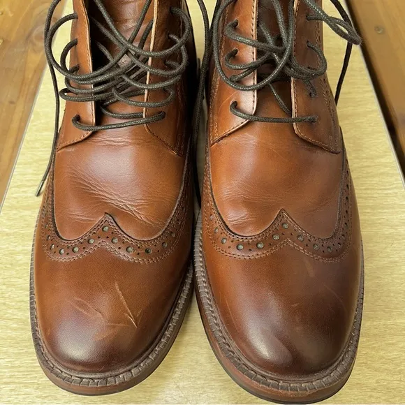 Herring Shoes Men’s Limerick Brogue Boot in Sz 43 UK/10 US