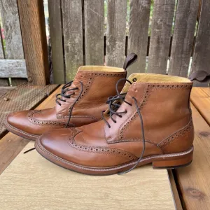 Herring Shoes Men’s Limerick Brogue Boot in Sz 43 UK/10 US