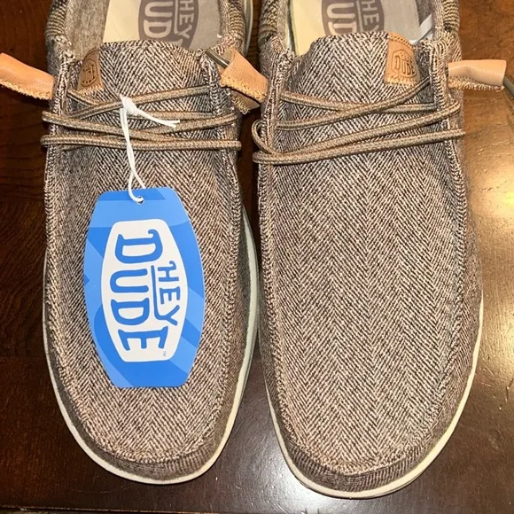 Hey Dude Men’s Wally Grip Wool Slip on Shoes(Size 14)