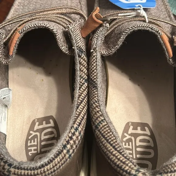 Hey Dude Men’s Wally Grip Wool Slip on Shoes(Size 14)