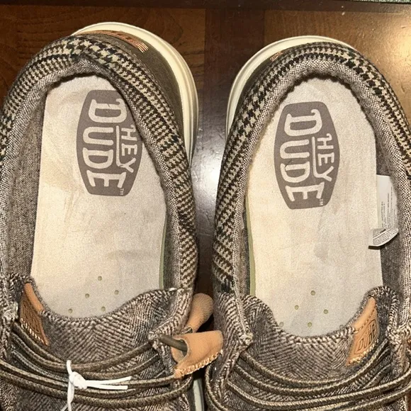 Hey Dude Men’s Wally Grip Wool Slip on Shoes(Size 14)