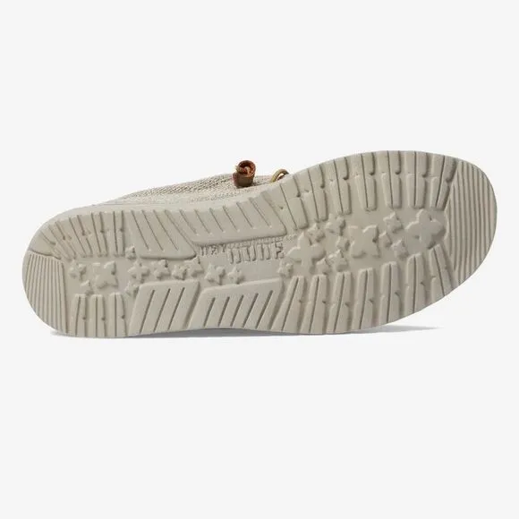 Hey Dude Men's Wally Ascend Woven Casual Shoes Sz 8 41 EU Slip-On NEW~~