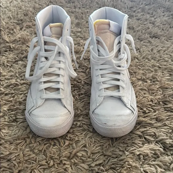 High-Top White Sneakers
