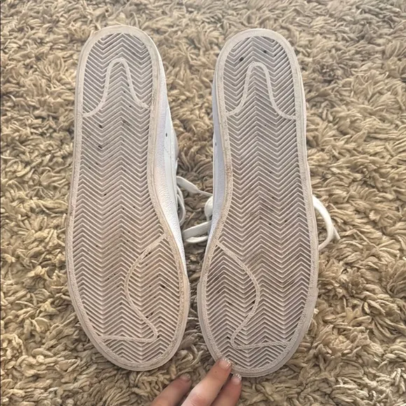 High-Top White Sneakers