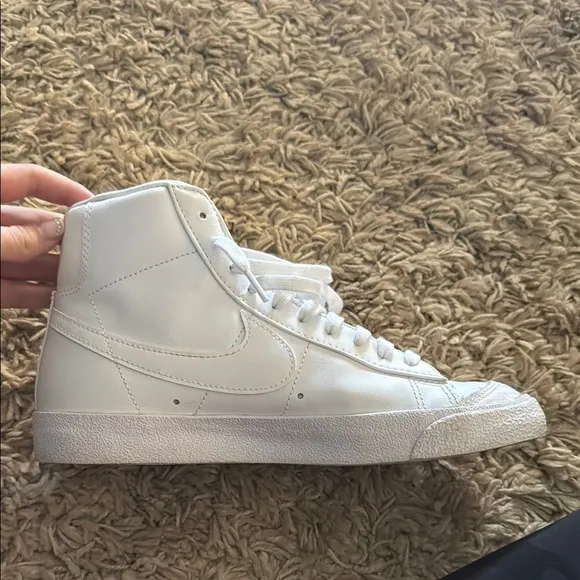 High-Top White Sneakers