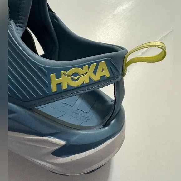 Hoka Hopara All Terrain Blue Outdoor Shoes with Ventilated Design,Cushioned Sole