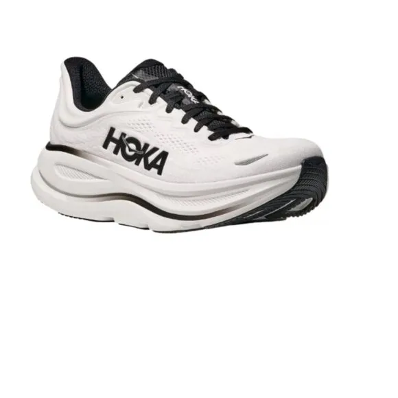HOKA Men's Bondi 9 Running Shoes White/Black