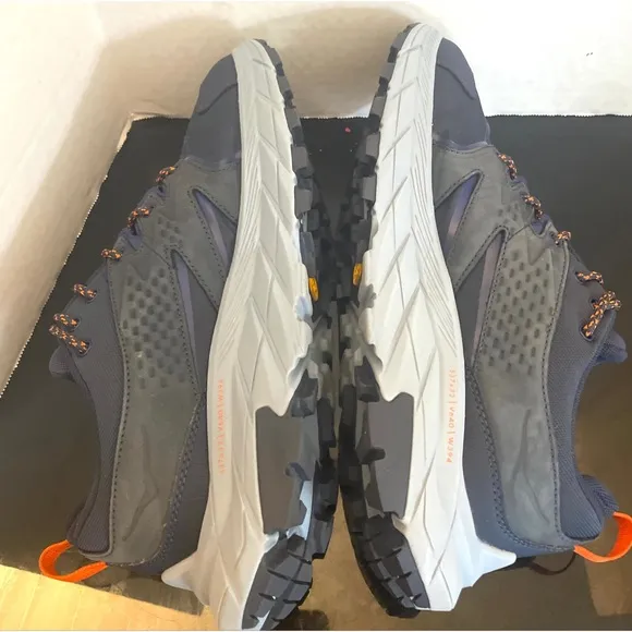 Hoka One Anacapa Low GTX Blue Hiking Trail Shoe Men's Size 10.5 M Athletic Trail