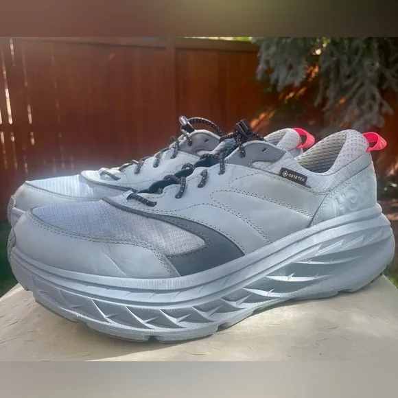 Hoka One Bondi L GTX Gore-Tex Unisex Running Shoes. 1129973 Men 10.5 Women 11.5