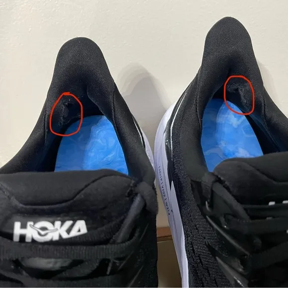 Hoka One One Clifton 8 Black and White Women’s Size 8.5 D
