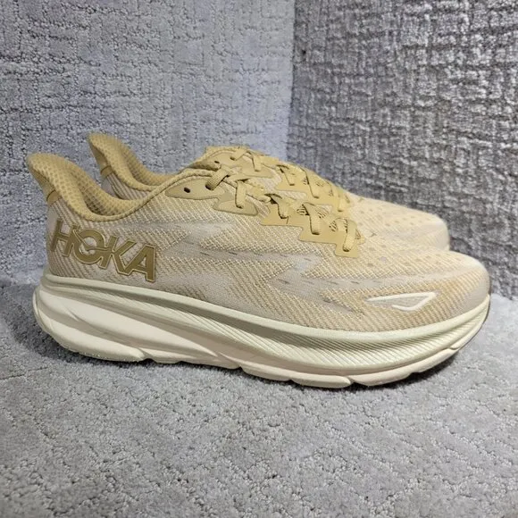 Hoka One One Clifton 9 Men's Size 13D US Wheat Running Walking Shoes 1127895-WHF
