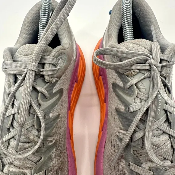 HOKA ONE ONE Gaviota 4 Sneaker Shoes Womens 9.5 Multi Mesh Athletic Low Top
