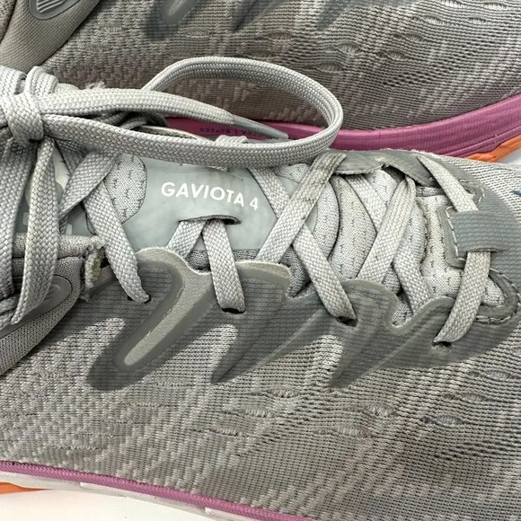 HOKA ONE ONE Gaviota 4 Sneaker Shoes Womens 9.5 Multi Mesh Athletic Low Top