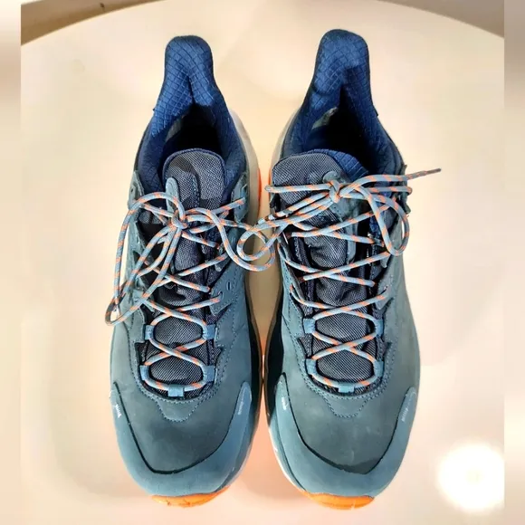 Hoka One One Kaha 2 Goblin Blue/Harbor Mist Leather Sneaker Men's Size 11.5 D