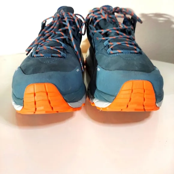 Hoka One One Kaha 2 Goblin Blue/Harbor Mist Leather Sneaker Men's Size 11.5 D