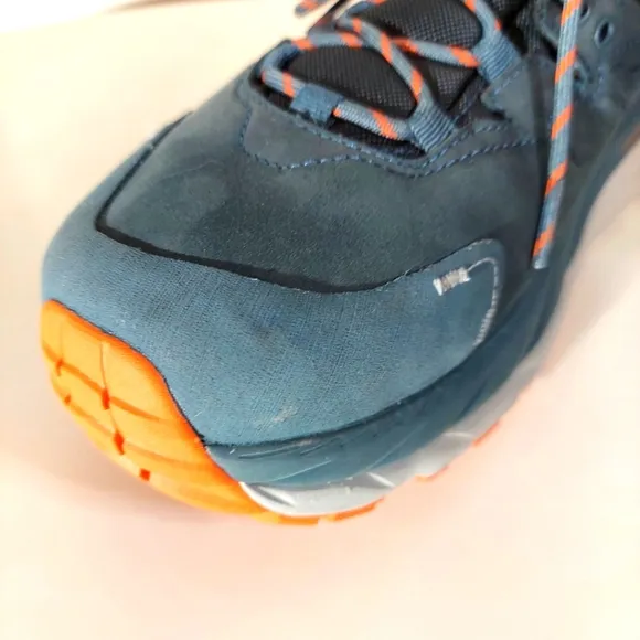 Hoka One One Kaha 2 Goblin Blue/Harbor Mist Leather Sneaker Men's Size 11.5 D