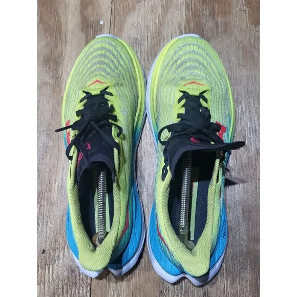 Hoka One One Mach 5 Men Sz 10D Yellow Running Athletic Shoes 1127893